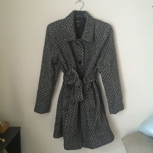 Vintage woven peacoat